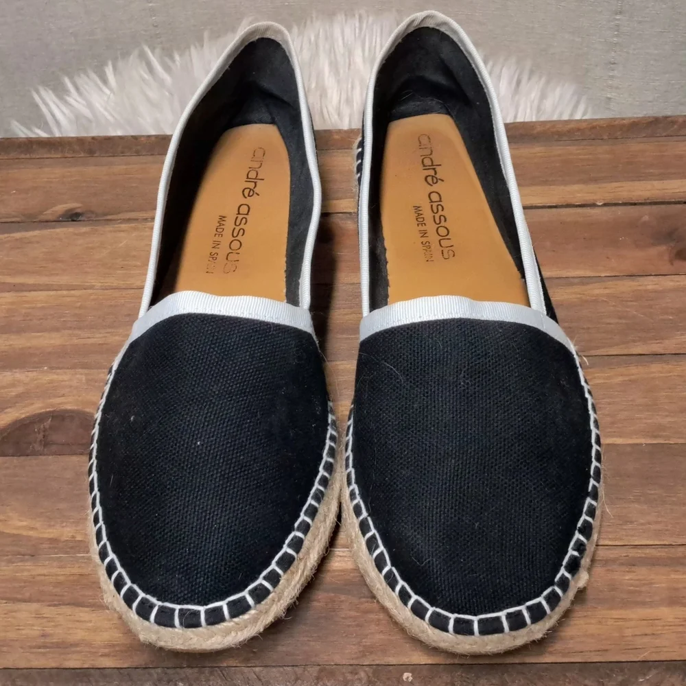 Andre Assous Canvas Espadrilles Size 11